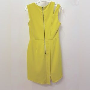 Adelyn Rae Asymmetrical Neon Cutout Mini Dress Size Medium